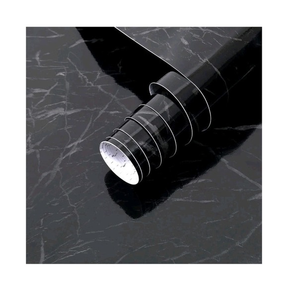 Other - Arthome Black Marble Peel & Stick Vinyl Contact‎ Paper 17" x 120"
